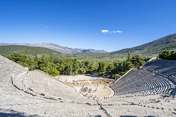 Image Montre Théâtre Depuis Point Élevé Regardant Vers Bas Jusqu — Photo