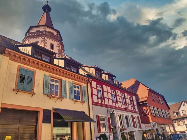 Alsace Colmar Fransa Renkli Geleneksel Evler Avrupa — Stok fotoğraf