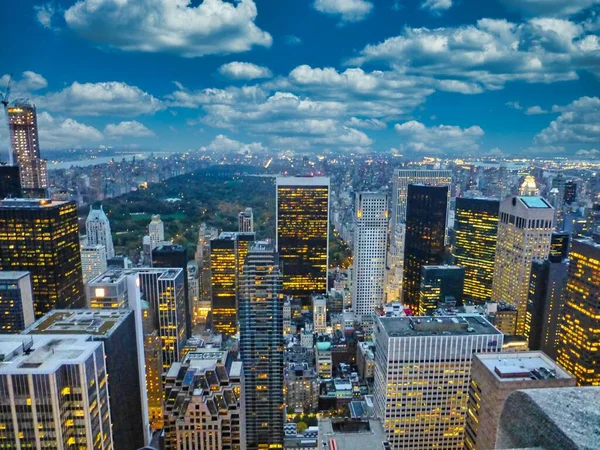 Naar New York Gebouwen Stad Naar New York Verenigde Staten — Stockfoto