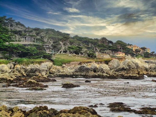 Strandgebied Aan Kust Van Californië Verenigde Staten — Stockfoto