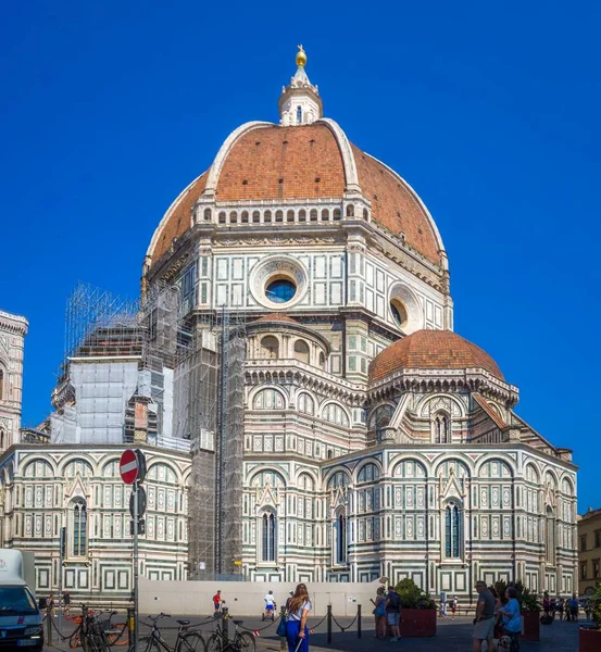 佛罗伦萨 意大利 2019年7月5日 佛罗伦萨大教堂 Cattedrale Santa Maria Del Fiore 位于佛罗伦萨历史中心 — 图库照片