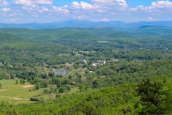 Hudson Valley Shawngunk Mountains Scenic Byway Overlook Ellenville View Rondout — 스톡 사진