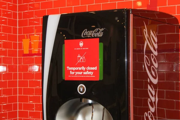 Миддлетун Нейшие Государства Июня 2020 Торговый Автомат King Coca Cola — стоковое фото