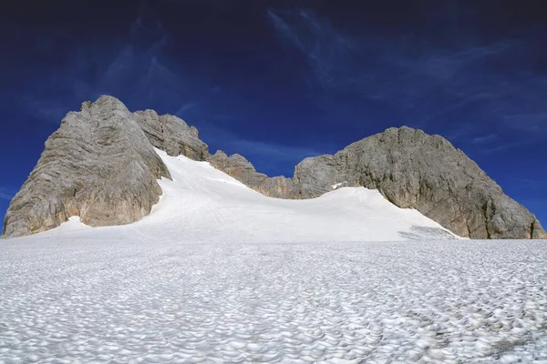 Piękny Widok Góry Hoher Dachstein Północnych Alpach Wapiennych Austria — Zdjęcie stockowe
