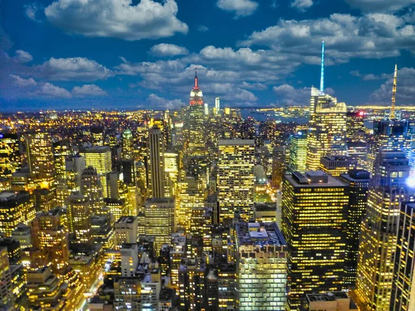New York Ban Épületek Városban New York Ban Egyesült Államok — Stock Fotó