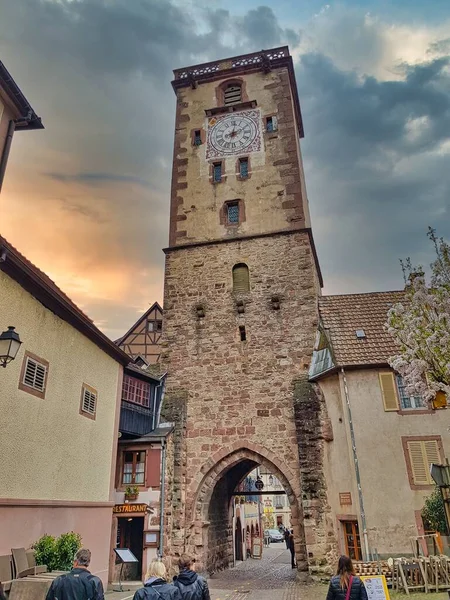 Elsass Bunte Traditionelle Häuser Schönen Dorf Colmar Frankreich Europa — Stockfoto