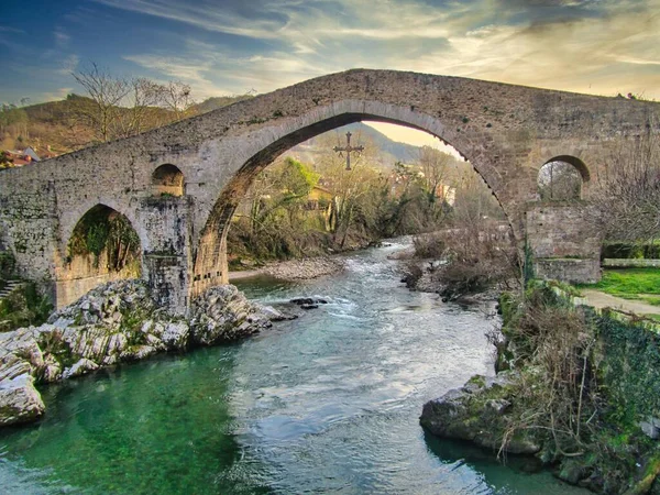 Asturien Basilika Santa Maria Covadonga Picos Europa Spanien — Stockfoto