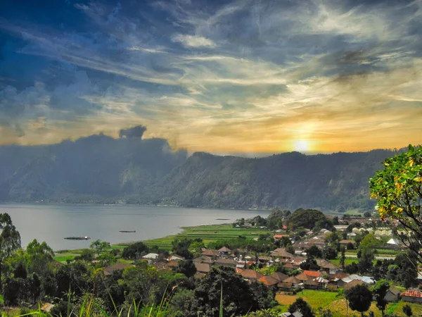 Bali Lake Area Nella Bellissima Isola Vulcanica Dell Indonesia Asia — Foto Stock