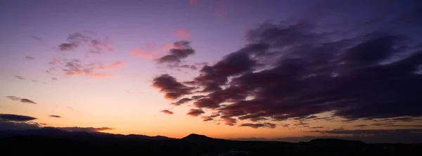 Fascinerande Bild Den Vackra Himlen Solnedgången — Stockfoto