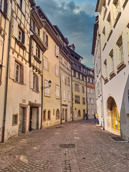 Alsace Colorful Traditional Houses Beautiful Village Colmar France — Stock Photo, Image