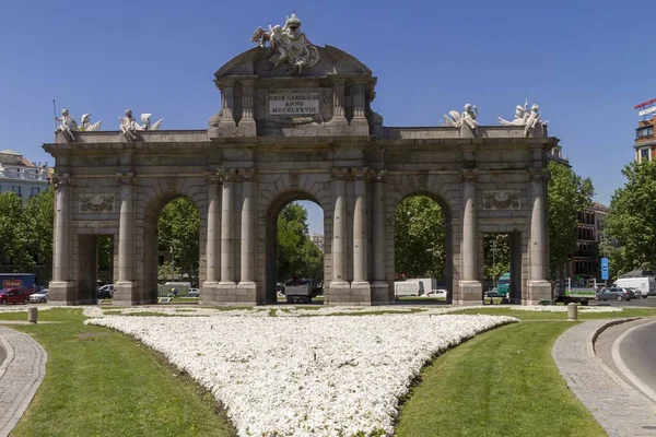 Una Hermosa Vista Puerta Alcalá Madrid España — Foto de Stock