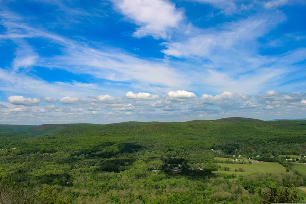 Hudson Valley Shawngunk Mountains Scenic Byway Overlook Ellenville View Rondout — 스톡 사진
