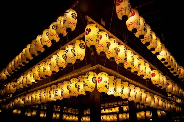 Una Vieja Luz Del Templo Kyoto Japón —  Fotos de Stock