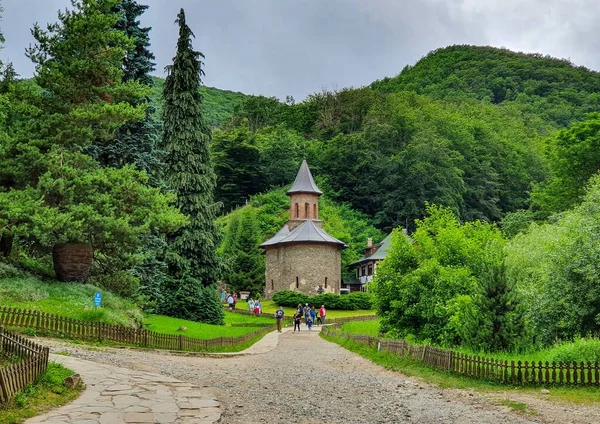 Silvasu Sus Romania Jul 2020 Prislop Monastery Hunedoara County Romania — стоковое фото