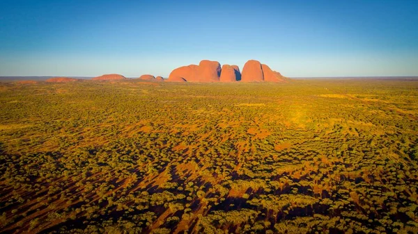 Vue Panoramique Des Montagnes Olga Australie — Photo