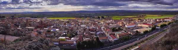 Área Monegros Vista Alfajarin Zaragoza Aragão Espanha Europa — Fotografia de Stock