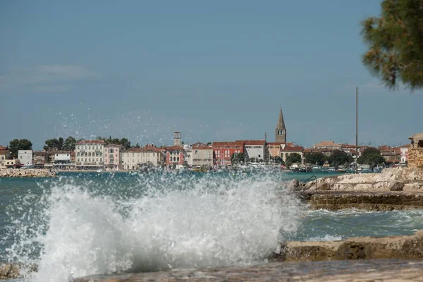 Skyline Porec Croácia — Fotografia de Stock