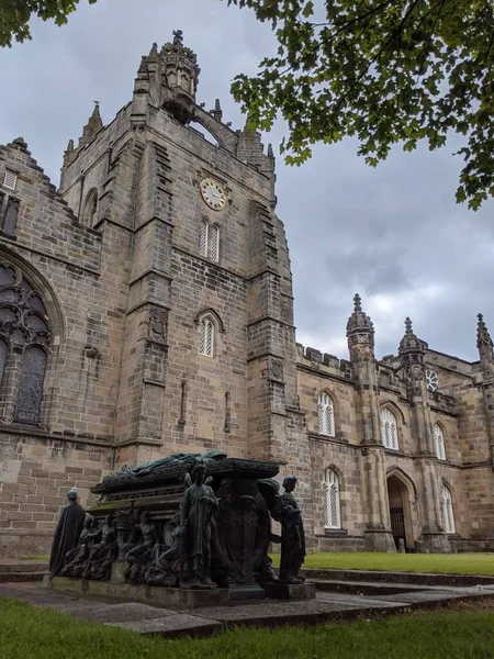 Uma Antiga Catedral Nos Terrenos Universitários Aberdeen — Fotografia de Stock