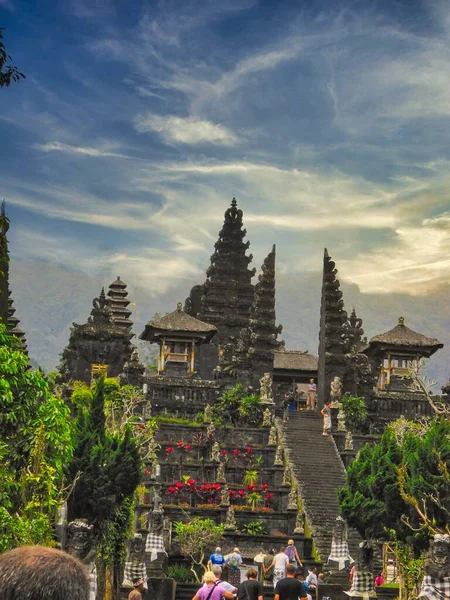 Ινδουιστικός Ναός Στο Μπαλί Όμορφο Νησί Της Ινδονησίας Ασία — Φωτογραφία Αρχείου
