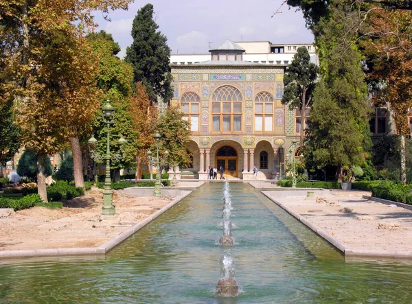 Tehran Iran Oct 2007 Вигляд Історичного Королівського Палацу Голестан Тегерані — стокове фото