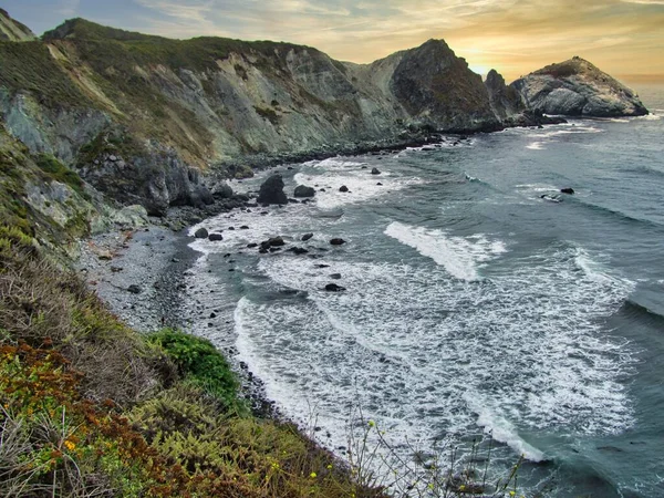 Strandområde Vid Kaliforniens Kust Förenta Staterna — Stockfoto