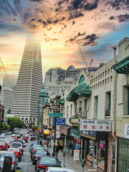 San Francisco Edificios Histórica Ciudad California Estados Unidos —  Fotos de Stock