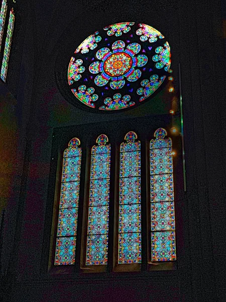 Igreja Velha Colmar Alsácia França Europa — Fotografia de Stock