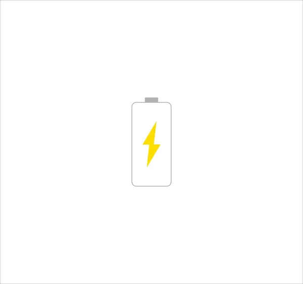 Illustration Panneau Batterie Pour Téléphones Mobiles Montrant Que Recharge Est — Photo