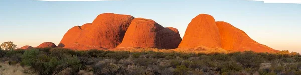 Eine Panoramaaufnahme Der Berühmten Kata Tjuta Oder Olga Berge Northern — Stockfoto