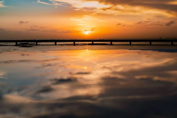 Mesmerizing Scenery Sea Sunset — Stock Photo, Image