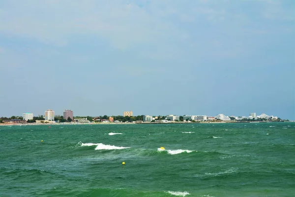 Een Vakantieoord Aan Het Lichaam Van Zwarte Zee Roemenië — Stockfoto