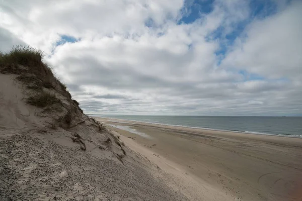 Una Hermosa Toma Las Dunas Del Mar Báltico Neringa Lituania —  Fotos de Stock