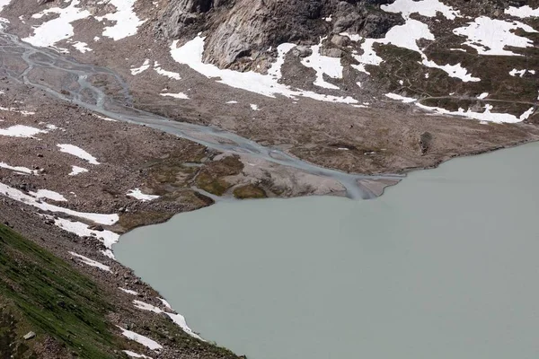 Utsikt Över Den Vackra Naturen Susten Pass Ligger Schweiz Vintern — Stockfoto