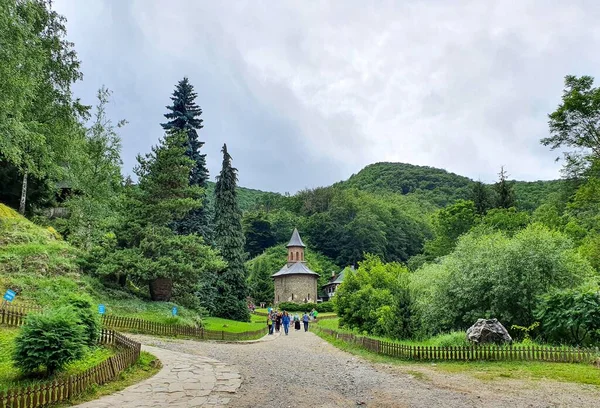 Silvasu Sus Romania Jul 2020 Prislop Monastery Hunedoara County Romania — стоковое фото