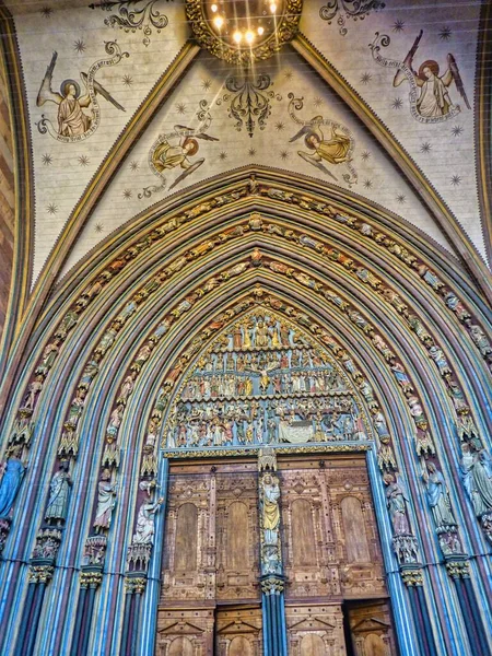 Igreja Velha Colmar Alsácia França Europa — Fotografia de Stock