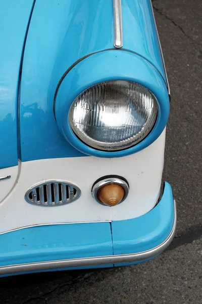 Gros Plan Une Voiture Vintage Cool — Photo