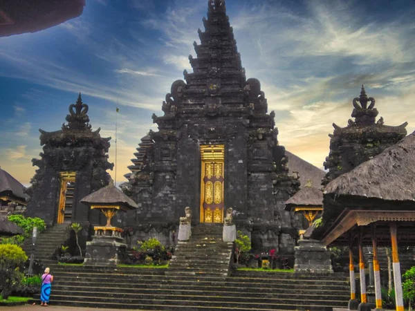 Hinduiska Templet Bali Vacker Indonesien Asien — Stockfoto