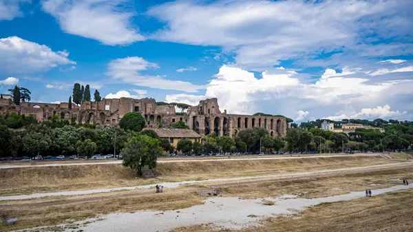 Roma Itália Junho 2020 Itália 2020 Esplanada Circo Máximo Fórum — Fotografia de Stock