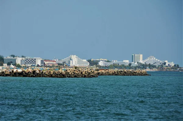 Une Station Vacances Sur Corps Mer Noire Roumanie — Photo