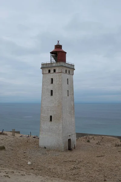 Lighthouse Rubjerg Denmark — Stock Photo, Image