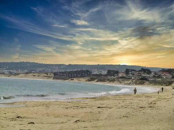 Beach Area Pobřeží Kalifornie Usa — Stock fotografie