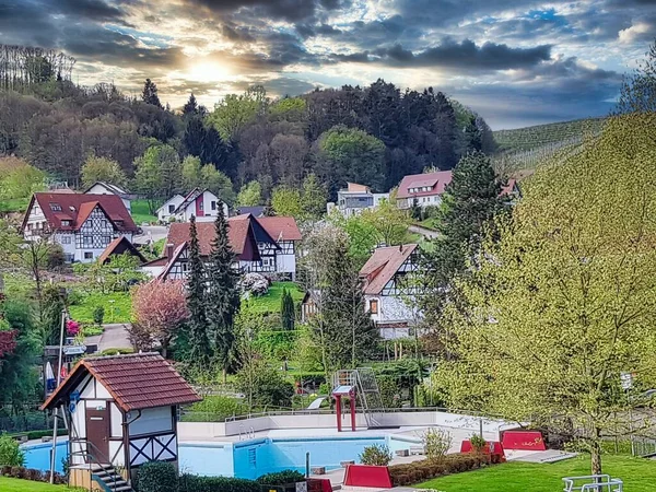 Kara Orman Doğa Almanya Manzara Avrupa — Stok fotoğraf