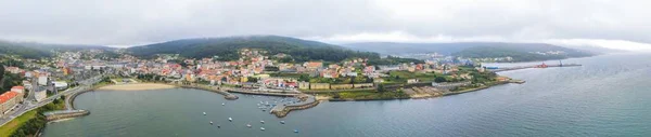 Vista Aerea Del Villaggio Pescatori Spagna Drone Foto — Foto Stock