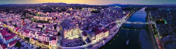 Letecký Pohled Tortose Historickém Městě Tarragona Katalánsko Španělsko Fotografie Drone — Stock fotografie