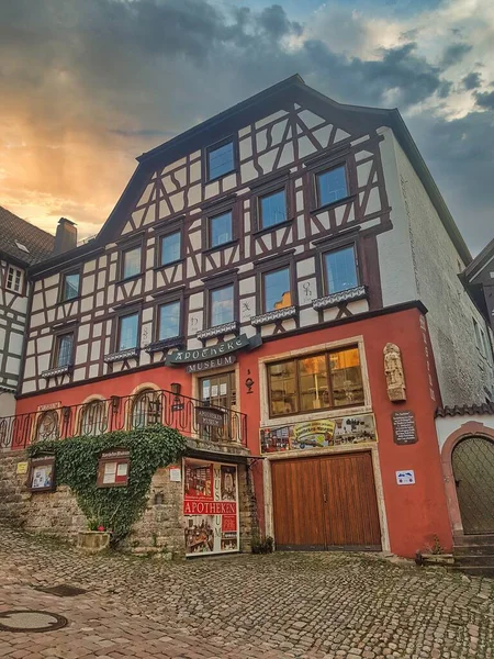 View Traditionals Houses Alsace France Europe — Stock Photo, Image