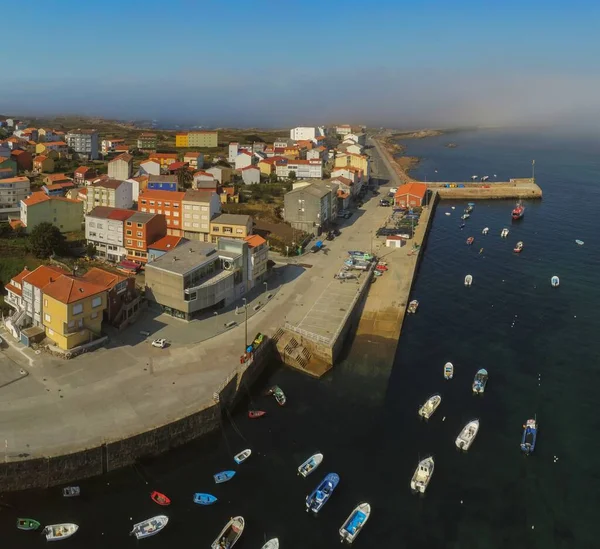 Camelle Letecký Pohled Pobřeží Galicie Španělsku Zobrazení Dronů — Stock fotografie