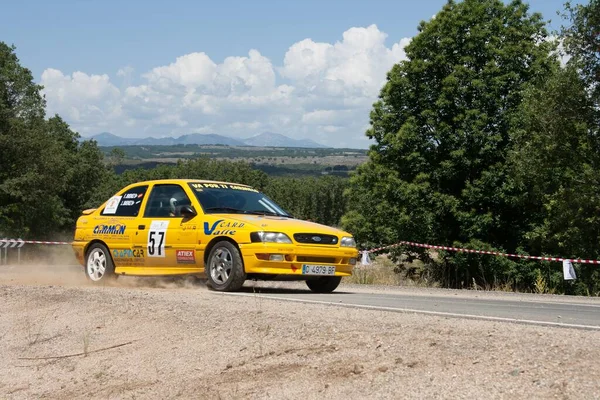 Plasencia Spanien Mai 2011 Mehrere Teilnehmer Mit Ihren Schnellen Autos — Stockfoto