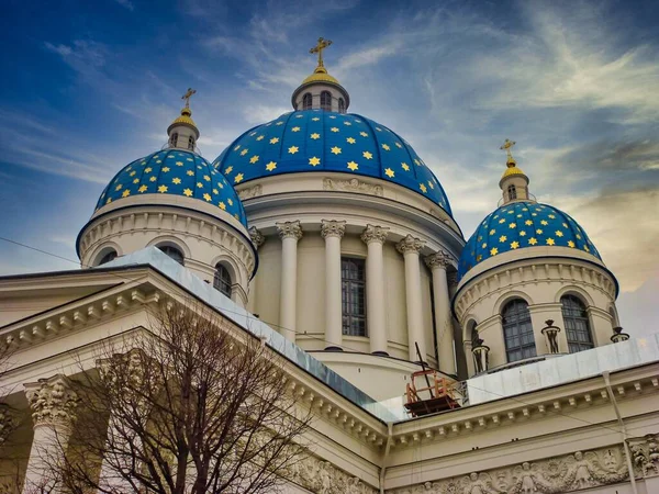 Росія Стародавня Російська Православна Церква Санкт Петерсбургу — стокове фото