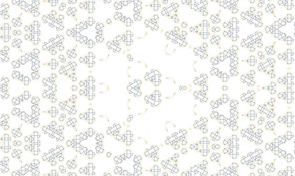 Bílé Modré Kaleidoskop Vzorované Pozadí Pro Tapety — Stock fotografie