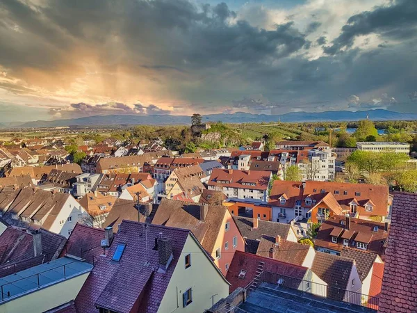 Utsikt Över Traditionella Hus Alsace Frankrike Europa — Stockfoto